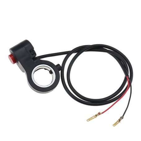Create idea Démarreur de Klaxon de Guidon 7/8 Pouces Interrupteur de Klaxon Guidon de Moto Longueur du Cordon Environ 60cm Inter