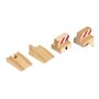 BRIO World - 33385 - Lot de 2 Rampes et 2 Butoirs - Accessoire pour circuit de train en bois - Jouet pour garçons et filles à pa