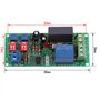 interval timer modul,programmateur 12v,P3 + Programmable + Cyclique + Minuterie 220V Relais de Cycle Infini avec Module de Commu