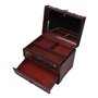 Leopacat BoîTe à Bijoux En Bois, Vintage Bois De Rangement Boite A Femme Organisateur Coffret Avec Tiroirs Pour Bague Collier La