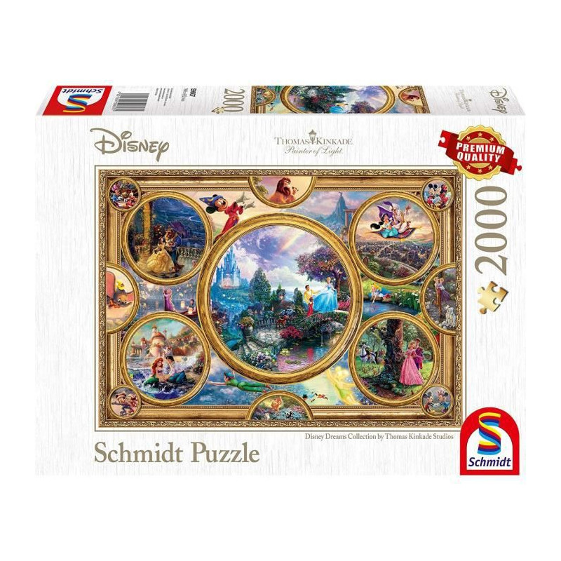 Image secondaire de Puzzle Schmidt Spiele Disney Dreams Collection 2000 Pièces