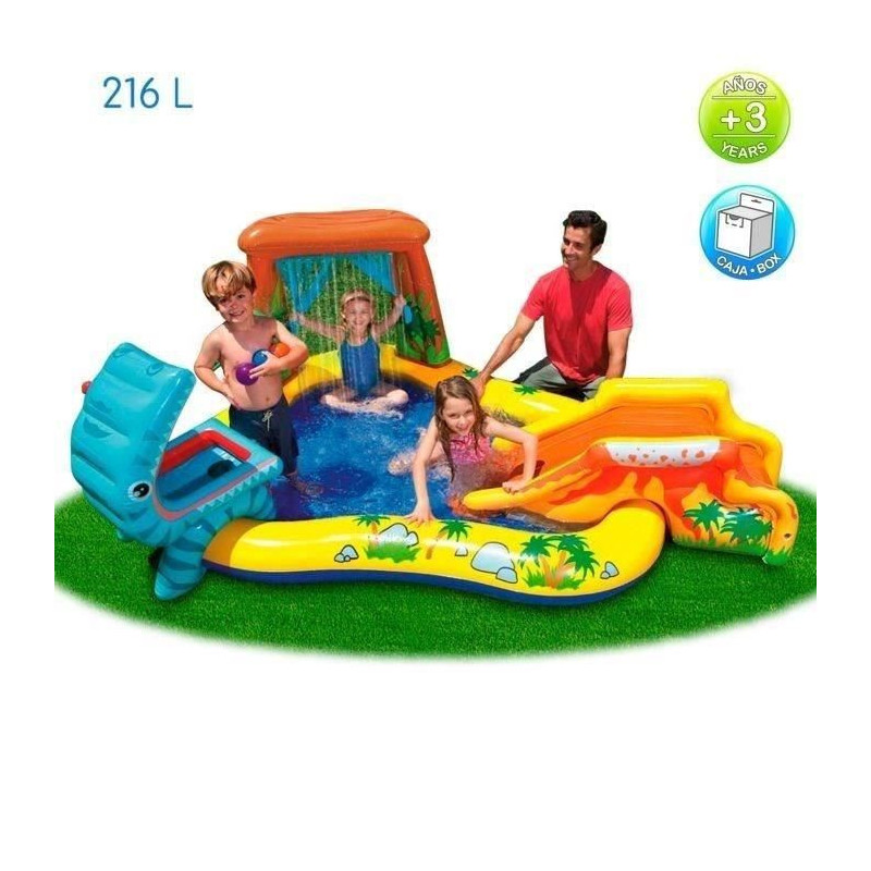 Pataugeoire gonflable pour enfants Intex 57444 (249 x 191 x 109 cm) - 216L