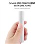Brrnoo Lampe à Ongles, LED Stylo Manucure Portable Photothérapie Sèche-Ongles UV Lumière Blanc Seul Doigt, Mini Lampe Flash pour