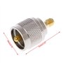 Buwei SMA Femelle à UHF mâle PL259 PL259 connecteur Adaptateur coaxial coaxial RF