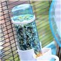 Abreuvoir d'eau automatique pour oiseaux - Distributeur d'eau pour oiseaux - Distributeur d'eau d'intérieur pour cage à oiseaux