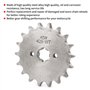 Sprocket Cog, 428 Chaîne 18 Dents Pignon de Chaîne de Remplacement pour Thumpstar Dirt Bike 110cc 125cc 140cc pour PIT PRO Trail