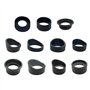 Hattba Oculaire industriel 28 mm-37 mm de diamètre intérieur en caoutchouc oculaire de protection des yeux pour microscopes-n °