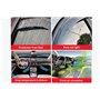 Lot de 4 déflecteurs d'air compatibles avec Renault Clio MK4 5 portes Hatchback 2013 2014 2015 2016 2017 2018 2019