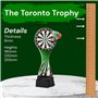 Trophy Monster Trophée de Fléchettes Taille 190mm | pour Clubs, Pubs et ligues | Fabriqué à partir d'acrylique imprimé de 6 mm d
