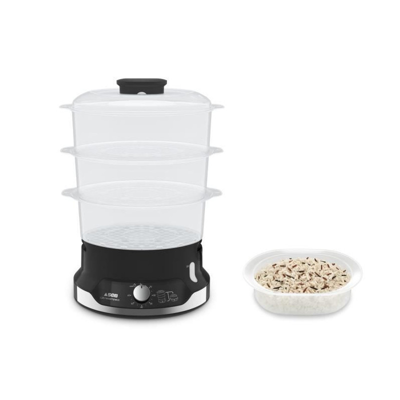 Cuiseur à Vapeur Électrique SEB VC204800 9 L Noir 800 W