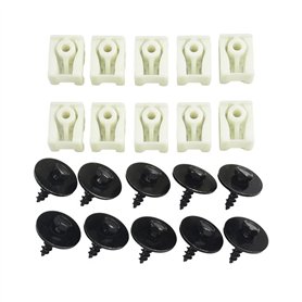 GAOSHA Boulons de protection intérieure 07147311312 de rechange pour garde-boue de véhicule