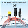 Câble de charge solaire 0,6 m/3 m - Fiche solaire vers fiche XT60 - Câble adaptateur de panneau solaire - Pour générateur solair