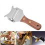 Professionnel En Acier Inoxydable Truffe Fromage Champignons Ail Trancheuse Lame Réglable Rasoir À Chocolat pour Cuisine Gadget