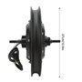 Moteur de moyeu de roue 14 pouces, moteur de moyeu de frein à disque 36V-72V 3500W 120KM/H, moteur de moyeu de scooter électriqu