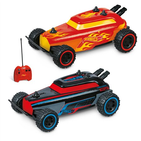 MONDO Motors - Hot Wheels Micro Rip Rod - Voiture radiocommandée pour Enfant - 2 Couleurs différentes - Echelle 1:28-63702