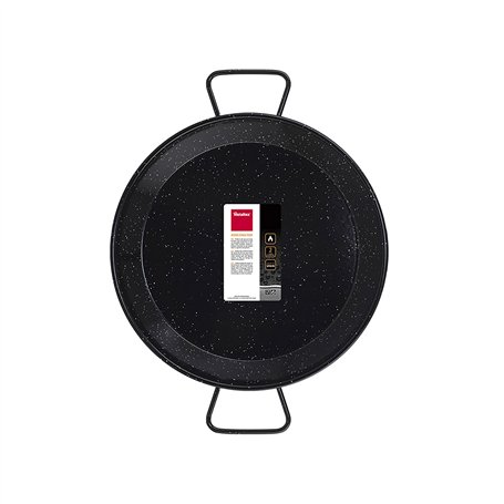 Metaltex - Poêle à paella en acier émaillé 9 portions 40 cm