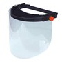 Visière transparente en polycarbonate pour protection des yeux du visage