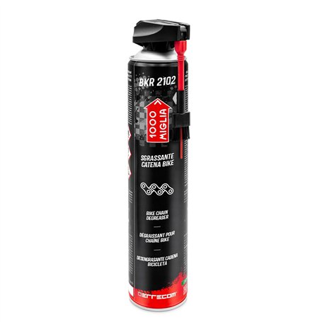 Errecom 1000 Miglia BKR 2102 Spray Dégraissant pour Chaîne Vélo avec distributeur spécial double position