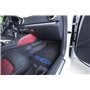 SPARCO 4 pièces carpette Universel avec éraflures Gauche/Droite Logo Bleu Tapis Noir