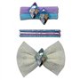 Accessoires pour cheveux Frozen Disney pour filles emballage en forme de flocon de neige complet de 7 pièces brosse épingles à c