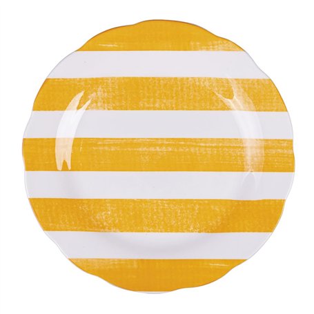 Villa d'Este Home Tivoli Lot de 6 assiettes à fruits en porcelaine