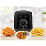 BEPER P101FRI100 Friteuse électrique 1L, 850-950W, Panier en acier amovible, Couvercle avec hublot, Filtre lavable amovible, Tem