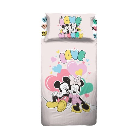 Disney Mickey et Minnie Mickey Mouse Parure de lit Simple Disney Parure de lit 1 Place
