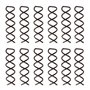 LEBQ Pin à Cheveux en Spirale Pin Spiral Épingle à Cheveux en Spirale Style de Cheveux Bricolage 20 Pièces (Noir
