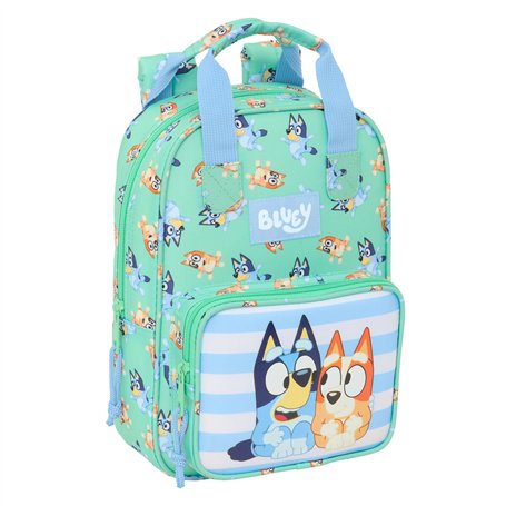 Cartable Bluey Sisters Vert 20 x 28 x 8 cm