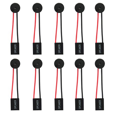 ICQUANZX PC Carte mère Interne Haut-Parleur Piezo BIOS Alarme Buzzer pour Arduino Computer Case DIY (Pack de 10)