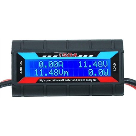 ARCELI Analyseur de puissance 150A Wattmètre RC haute précision avec écran LCD numérique pour la tension (V) actuelle (A)