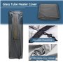 HWI Housse de chauffage en verre étanche 210D pour tube de chauffage en forme de pyramide - Robuste - Pour parasol chauffant en
