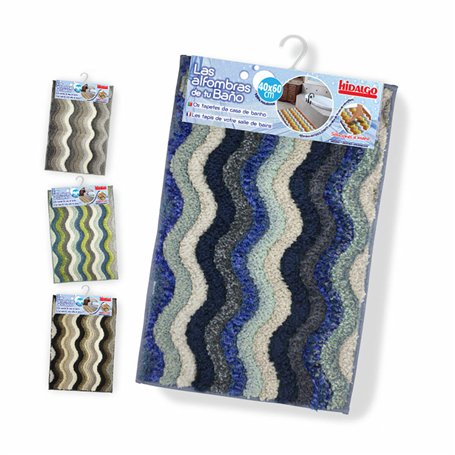 Tapis de bain Hidalgo Zigzag 40 x 60 cm