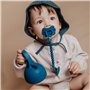 Suavinex, Lot 4 Sucettes Tout Silicone pour Nouveau-nés Bébé 0/6 Mois, Sucette avec Tétine Symétrique SX Pro, Réversible, Super