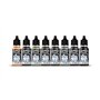 Vallejo Model Color Lot de 8 peintures acryliques uniformes Gris champ allemand – Couleurs assorties 17 ml