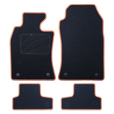 Set de tapis de voitures OCC Motorsport OCCMI0008YE Mini R52 Cabrio 5 Pièces