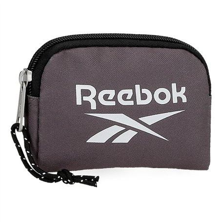Reebok Boston Porte-Monnaie Gris 12 x 8 x 2 cm Polyester by Joumma Bags