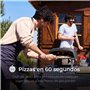 MasterPRO Napoli | Four à pizza | Four à gaz portable à cuisson rapide jusqu'à 500 °C et pelle en acier inoxydable| Pizzas prête