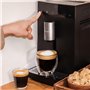 Grains de café fraîchement moulus avec Plug&Play
