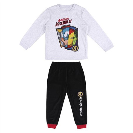 CERDÁ LIFE'S LITTLE MOMENTS - Pyjama pour Garçon des Avengers - Pyjama d'hiver Velours [ 80% Coton