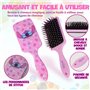 Disney - Stitch Accessoire Cheveux Fille - Cadeau Stitch Enfant - Lilo et Stitch Idée Cadeau Fille - Brosse Stitch - Accessoire 