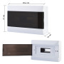 LionElectric Boîte à fusibles en saillie 2 à 6 modules | Armoire de commande à 1rangée blanche, boîte de distribution des entrée