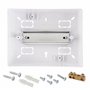 LionElectric Boîte à fusibles en saillie 2 à 6 modules | Armoire de commande à 1rangée blanche, boîte de distribution des entrée