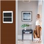 LionElectric Boîte à fusibles en saillie 2 à 6 modules | Armoire de commande à 1rangée blanche, boîte de distribution des entrée