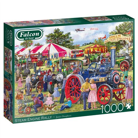 Jan van Haasteren Jumbo Spiele Falcon Steam Engine Rally Puzzle pour Adultes 1000 pièces