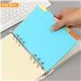 2 Paquets A5 Recharge Papier, 6 Trous Feuillets Mobiles Refill Paper, 120 Feuilles Recharge Ligné Papier pour A5 Classeur Carnet