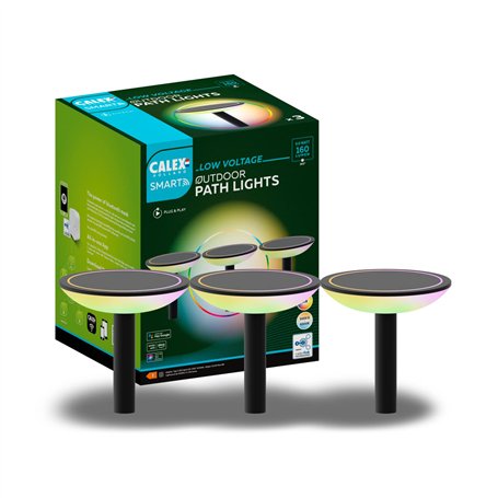 Ensemble spot piquet de jardin CALEX RGB+ CCT Smart Home Outdoor 5401001400