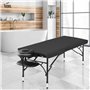 Tvvcalk Lot de 50 Drap Jetable Table Massage, Drap de Massage Jetable Noir, Draps Jetables Pour Massage Spa Beauté, Drap Non Tis