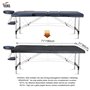 Tvvcalk Lot de 50 Drap Jetable Table Massage, Drap de Massage Jetable Noir, Draps Jetables Pour Massage Spa Beauté, Drap Non Tis
