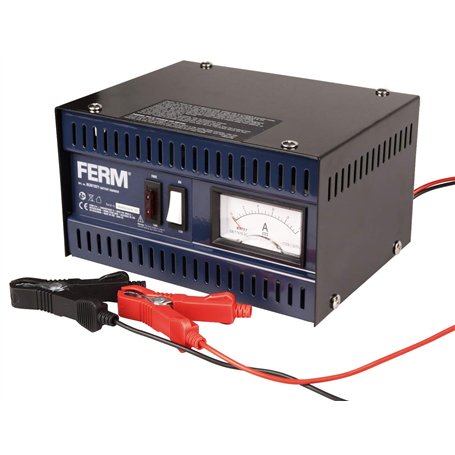 FERM Chargeur de batterie / démarreur pour voiture - 6V / 12V - Max. 75Ah - 5A